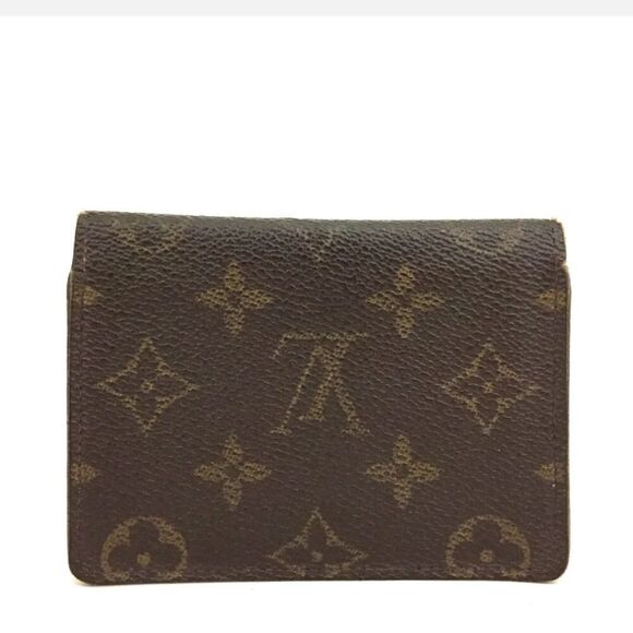 Louis Vuitton Monogram Porte 2 cartes Vertical Pass Card Case Authentic - Picture 4 of 7